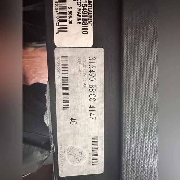 Saint Laurent Tribute Platform Sandals in Patent Leather Size 40 - Picture 8 of 8